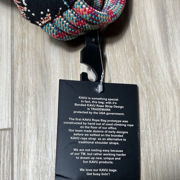 NWT KAVU Sparklers Rope Sling Crossbody Backpack - Picture 3 of 16